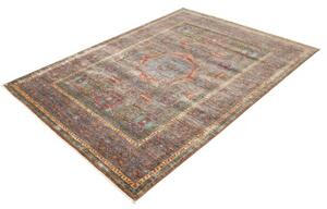 Tappeto Kairo Stilizzato Marrone Blu 156x205 Cm