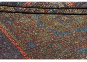 Tappeto Kairo Stilizzato Blu Rosso Mattone 175x240 Cm