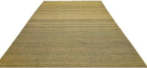 Tappeto Kilim Moderno Geometrico Verde Oliva Beige 239x340 Cm