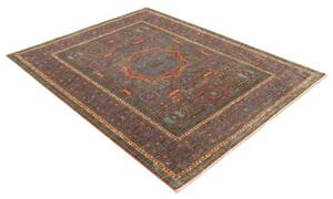 Tappeto Kairo Stilizzato Marrone Blu 156x205 Cm