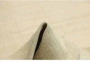 Tappeto Kilim Moderno Geometrico Avorio Azzurro Tenue 196x301 Cm
