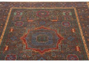 Tappeto Kairo Stilizzato Marrone Blu 156x205 Cm