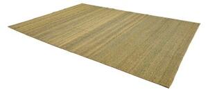 Tappeto Kilim Moderno Geometrico Verde Oliva Beige 239x340 Cm