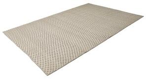 Tappeto Kilim Moderno Geometrico Grigio Avorio 201x311 Cm