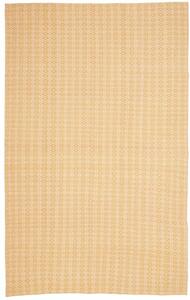 Tappeto Kilim Moderno Geometrico Giallo Senape Avorio 192x311 Cm