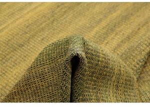 Tappeto Kilim Moderno Geometrico Verde Oliva Beige 239x340 Cm