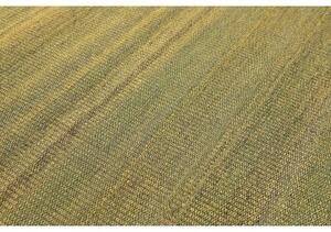 Tappeto Kilim Moderno Geometrico Verde Oliva Beige 239x340 Cm