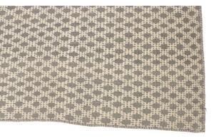 Tappeto Kilim Moderno Geometrico Grigio Avorio 201x311 Cm