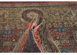 Tappeto Kairo Stilizzato Blu Rosso Mattone 175x240 Cm