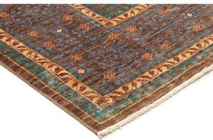 Tappeto Kairo Stilizzato Marrone Blu 156x205 Cm