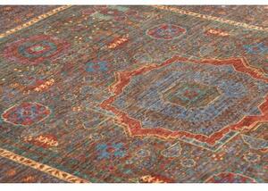 Tappeto Kairo Stilizzato Marrone Blu 156x205 Cm