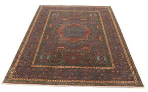 Tappeto Kairo Stilizzato Marrone Blu 156x205 Cm