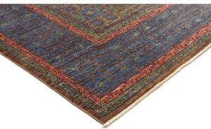 Tappeto Kairo Stilizzato Blu Rosso Mattone 175x240 Cm