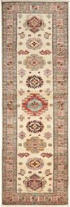 Tappeto Kazak Fine Geometrico Avorio Rosso Corsia 80x242 Cm