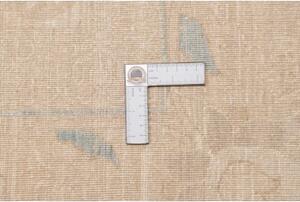 Tappeto Zigler Extra Fine Floreale Avorio Azzurro 274x353 Cm