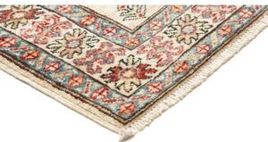 Tappeto Kazak Fine Geometrico Avorio Rosso Corsia 80x242 Cm