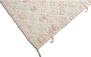 Tappeto Berbero Geometrico Avorio Rosa Antico 262x370 Cm