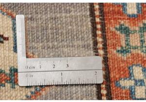 Tappeto Kazak Fine Stilizzato Grigio Beige Corsia 83x291 Cm