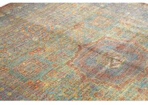 Tappeto Kairo Stilizzato Blu Ruggine 178x252 Cm