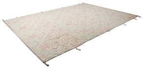 Tappeto Berbero Geometrico Avorio Rosa Antico 262x370 Cm