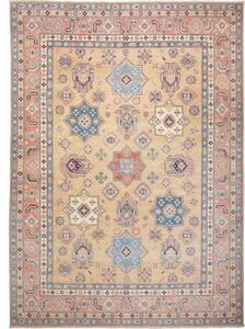 Tappeto Kazak Stilizzato Becco Di Corda Blu 268x372 Cm