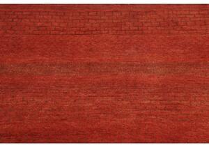 Tappeto Cromopura Geometrico Rosso Mattone Arancione Bruciato 80x108 Cm