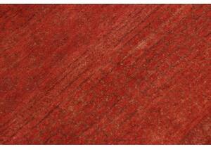 Tappeto Cromopura Geometrico Rosso Mattone Arancione Bruciato 80x108 Cm