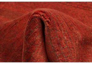 Tappeto Cromopura Geometrico Rosso Mattone Arancione Bruciato 80x108 Cm