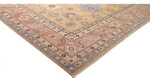 Tappeto Kazak Stilizzato Becco Di Corda Blu 268x372 Cm