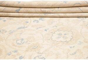 Tappeto Zigler Extra Fine Floreale Avorio Azzurro 274x353 Cm