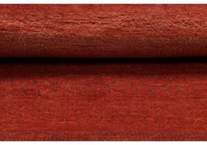 Tappeto Cromopura Geometrico Rosso Mattone Arancione Bruciato 80x108 Cm