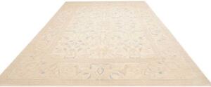 Tappeto Zigler Extra Fine Floreale Avorio Azzurro 274x353 Cm