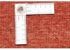 Tappeto Cromopura Geometrico Rosso Mattone Arancione Bruciato 80x108 Cm
