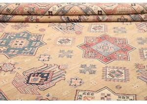Tappeto Kazak Stilizzato Becco Di Corda Blu 268x372 Cm