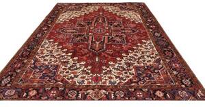 Tappeto Gorawan Stilizzato Rosso Blu Scuro 255x328 Cm