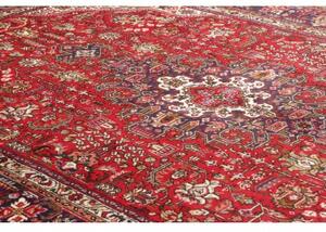 Tappeto Tabriz Stilizzato Rosso Blu Scuro 204x304 Cm