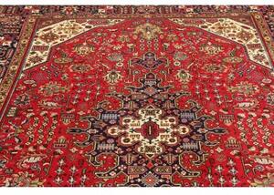 Tappeto Tabriz Stilizzato Rosso Blu Scuro 197x300 Cm