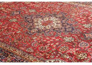 Tappeto Tabriz Stilizzato Rosso Blu Scuro 205x300 Cm