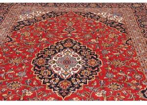 Tappeto Ardakan Medaglione Floreale Rosso Blu Scuro 242x348 Cm