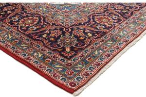 Tappeto Ardakan Medaglione Floreale Rosso Blu Scuro 250x357 Cm