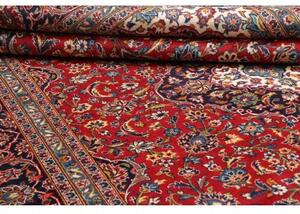 Tappeto Ardakan Medaglione Floreale Rosso Blu Scuro 250x357 Cm