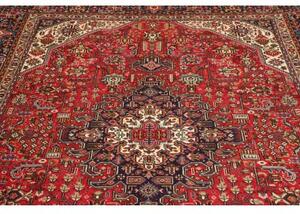 Tappeto Tabriz Stilizzato Rosso Blu Scuro 205x300 Cm