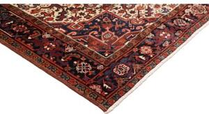 Tappeto Gorawan Stilizzato Rosso Blu Scuro 255x328 Cm