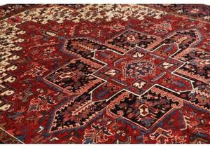 Tappeto Gorawan Stilizzato Rosso Blu Scuro 255x328 Cm