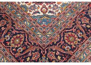 Tappeto Ardakan Medaglione Floreale Rosso Blu Scuro 250x357 Cm