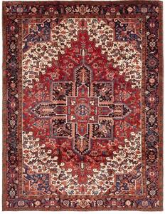 Tappeto Gorawan Stilizzato Rosso Blu Scuro 255x328 Cm
