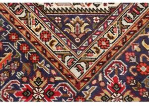 Tappeto Tabriz Stilizzato Rosso Blu Scuro 205x300 Cm