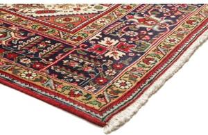 Tappeto Tabriz Stilizzato Rosso Blu Scuro 197x300 Cm