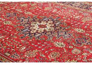 Tappeto Tabriz Stilizzato Rosso Blu Scuro 197x300 Cm