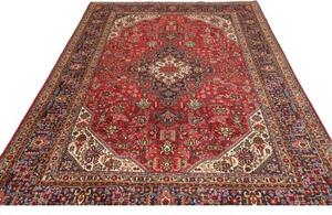 Tappeto Tabriz Stilizzato Rosso Blu Scuro 205x300 Cm
